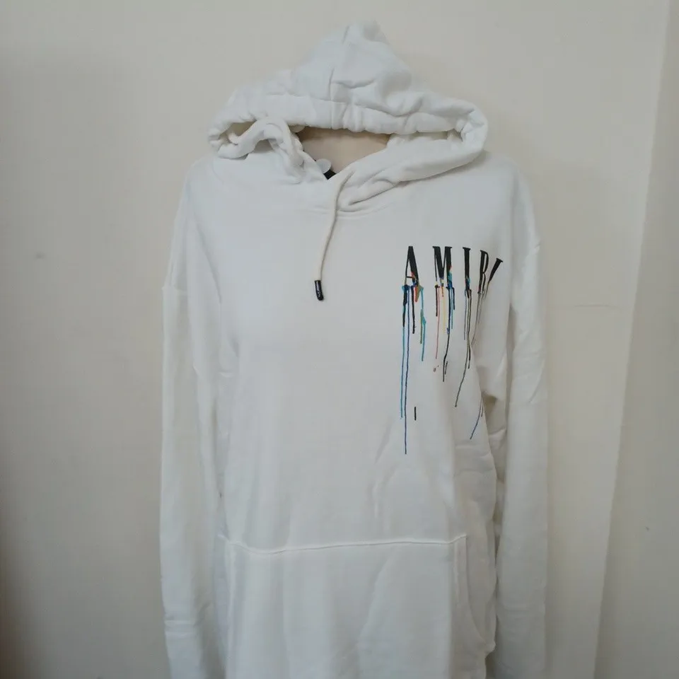 WHITE ARMIRI HOODIE SIZE 2XL 