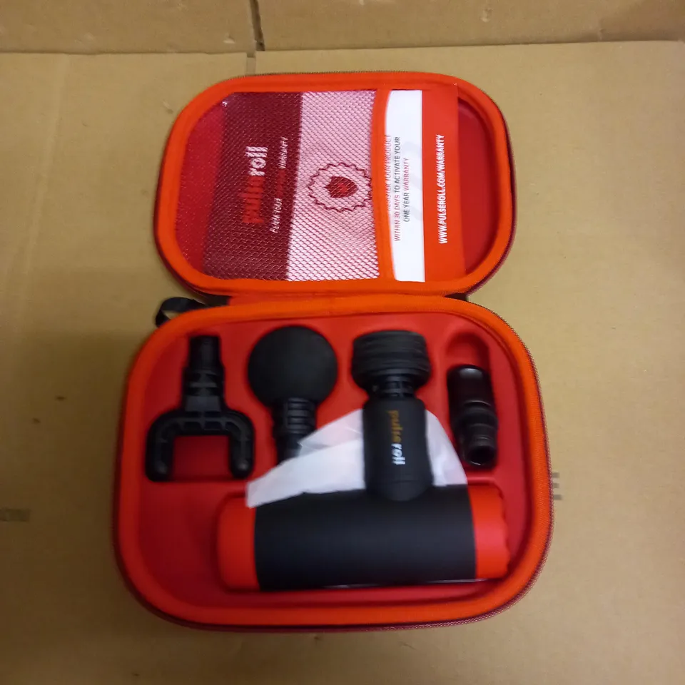 PULSEROLL PERCUSSION HANDHELD DEEP TISSUE MUSCLE MINI MASSAGE GUN 