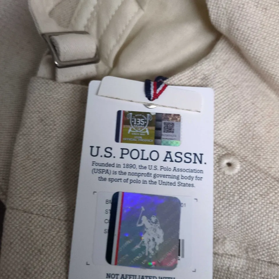 U.S. POLO ASSN. BEIGE BASEBALL CAP – ONE SIZE