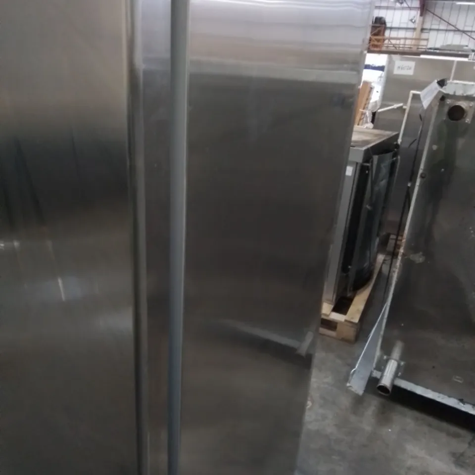 POLARIS COMMERCIAL SPA-TN-140 STAINLESS DOUBLE DOOR REFRIGERATED FOOD STORAGE UNIT
