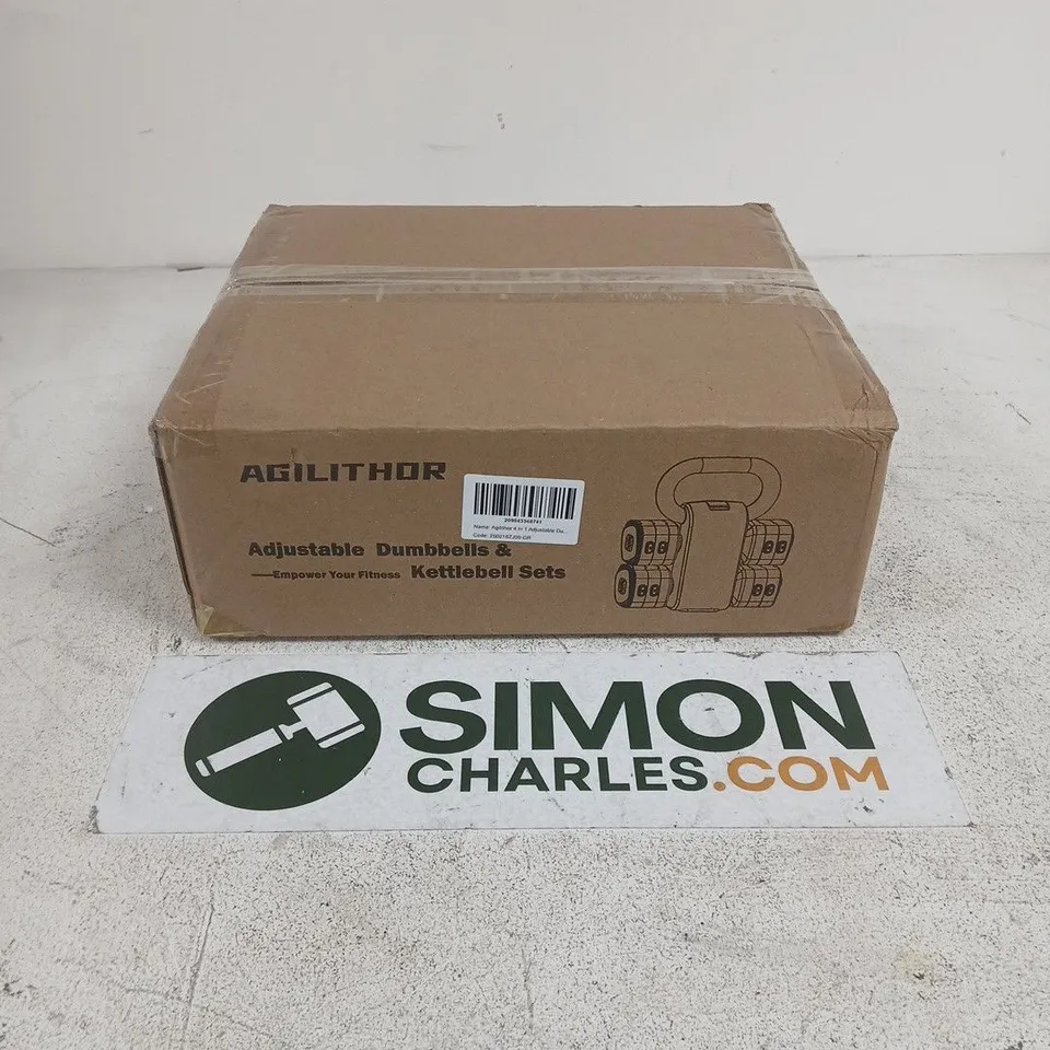 BOXED AGILITHOR ADJUSTABLE DUMBBELLS & KETTLEBELLS SETS