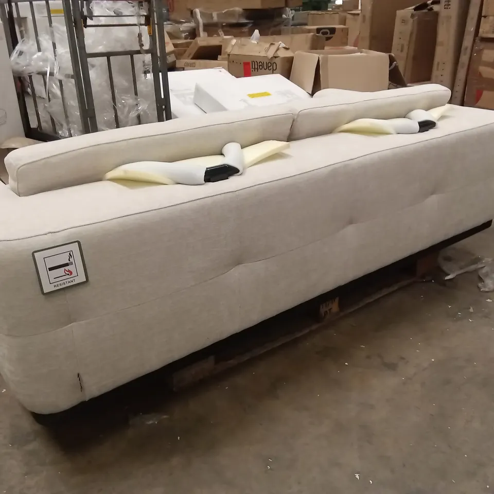 DANETTI COLTON IVORY CHENILLE 2 SEATER SOFA RRP £1499