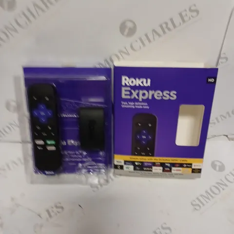 BOXED ROKU EXPRESS HIGH DEFINITION STREAMING BOX