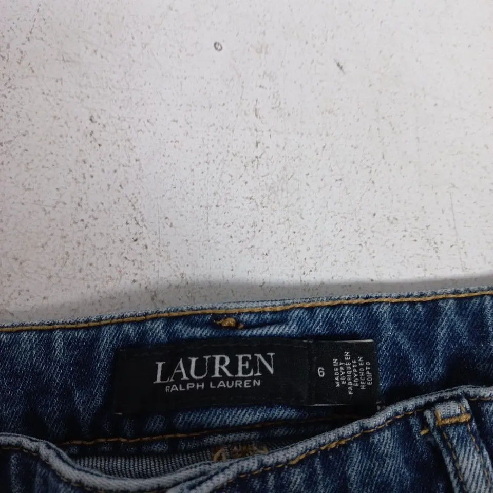 LAUREN RALPH LAUREN DENIM JEANS – UK 10 (US 6) – MEDIUM WASH WITH CHAIN BELT