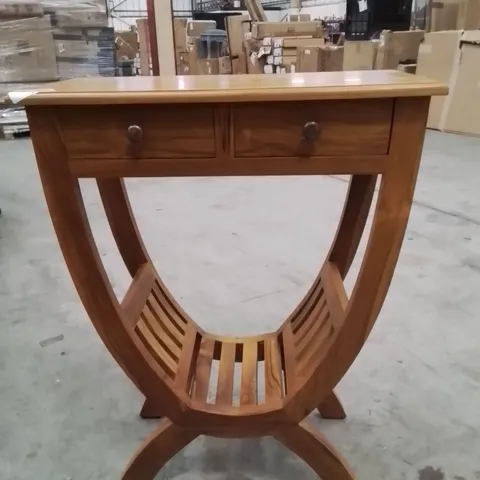 LUKATS 60CM SOLID WOOD CONSOLE TABLE 