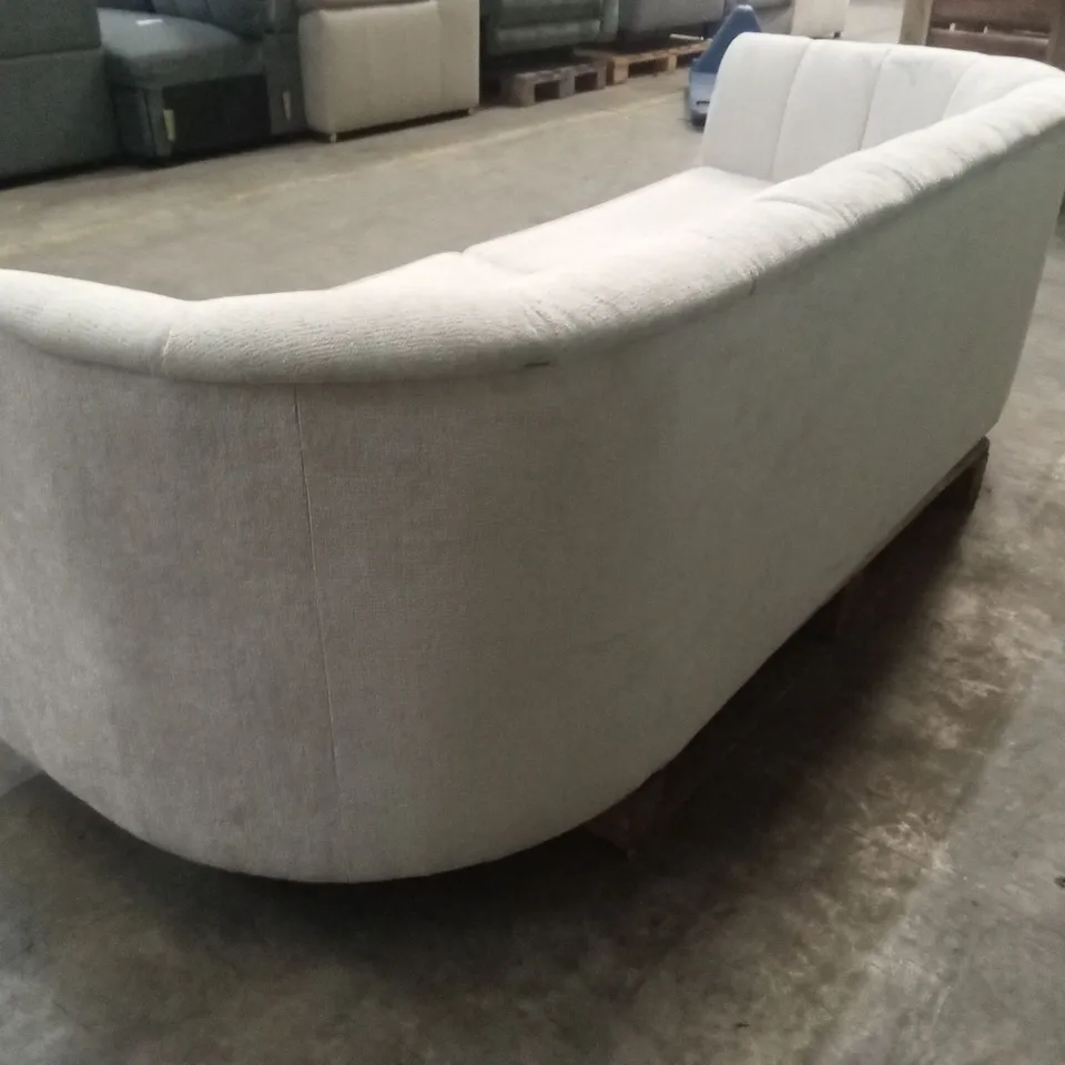 GUILD FABRIC 3 SEATER SOFA - IVORY RRP £699