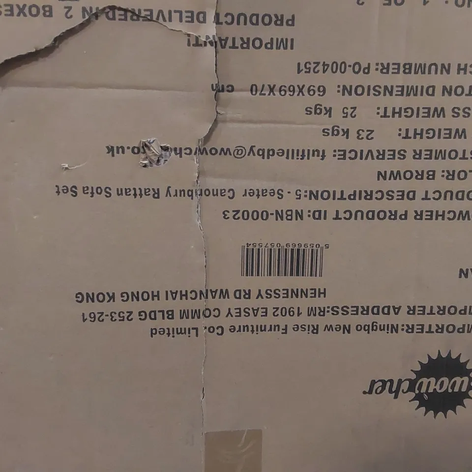 PALLET CONTAINING A LARGE QUANTITY OF ASSORTED GARDEN FURNITURE PARTS