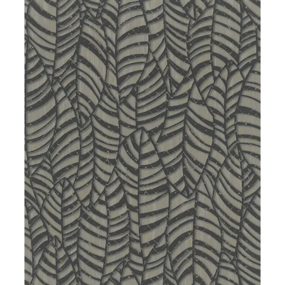 RIDDLE 10M×53CM 3D EMBOSSED GLITTER WALLPAPER ROLL