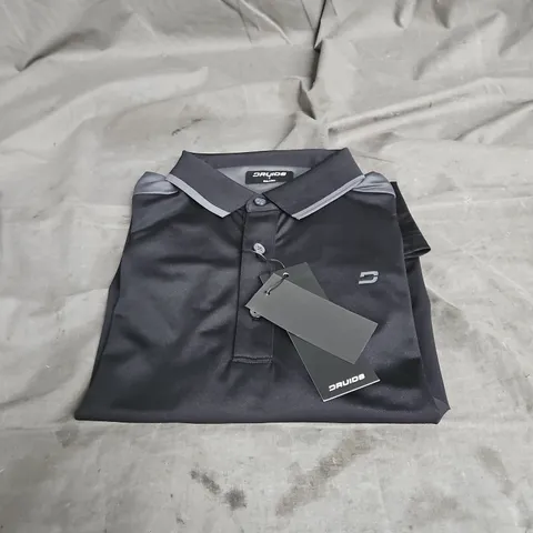 DRUIDS KENNY POLO IN BLACK SIZE L