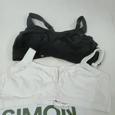 BONPRIX WOMENβS TWIN BRA SET β WHITE & BLACK - UK 40C