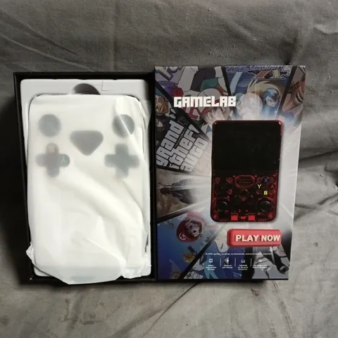 BOXED GAMELAB MULTI-GAME HANDHELD CONSOLE