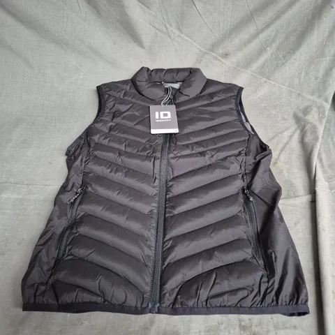 ID IDENTITY BODYWARMER IN BLACK – SIZE S