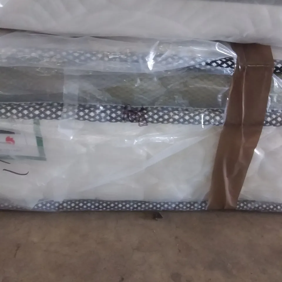QUALITY BAGGED CALTHORPE PILLOW TOP POCKET SPRUNG 4'6FT DOUBLE MATTRESS