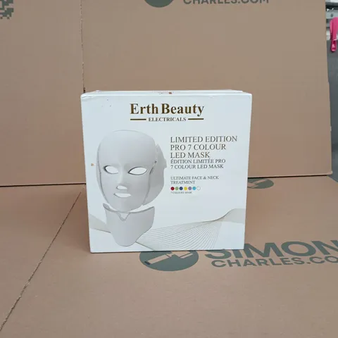 ERTH BEAUTY ELECTRICALS LIMITED EDITION PRO 7 COLOUR LED MASK BOXED