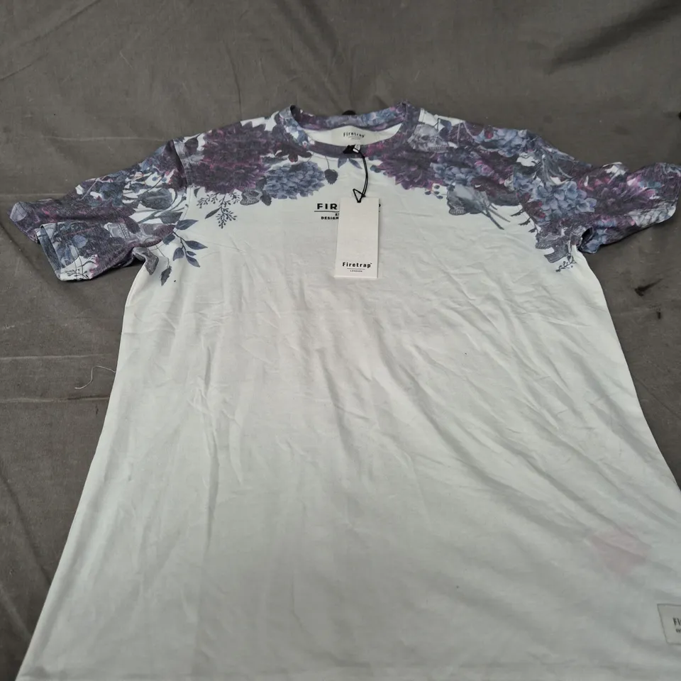 FIRETRAP FLORAL T-SHIRT – UK MEDIUM
