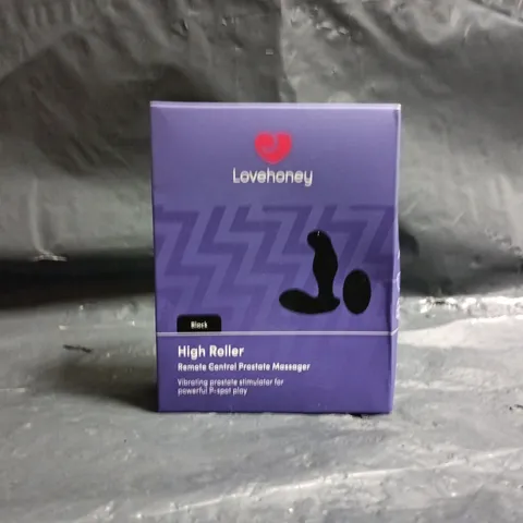 BOXED LOVEHONEY HIGH ROLLER REMOTE CONTROL PROSTATE MASSAGER