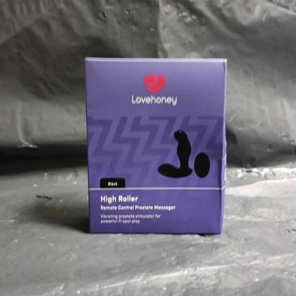 BOXED LOVEHONEY HIGH ROLLER REMOTE CONTROL PROSTATE MASSAGER