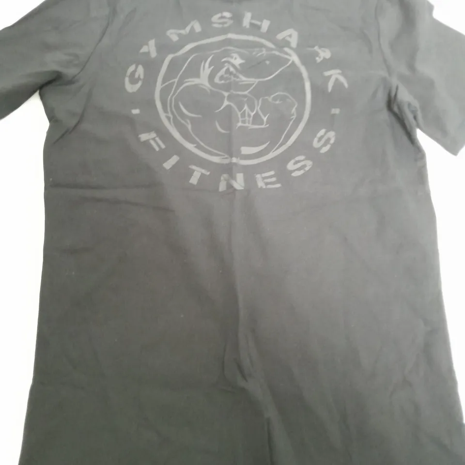 GYMSHARK LEGACY BLACK T-SHIRT  - XS