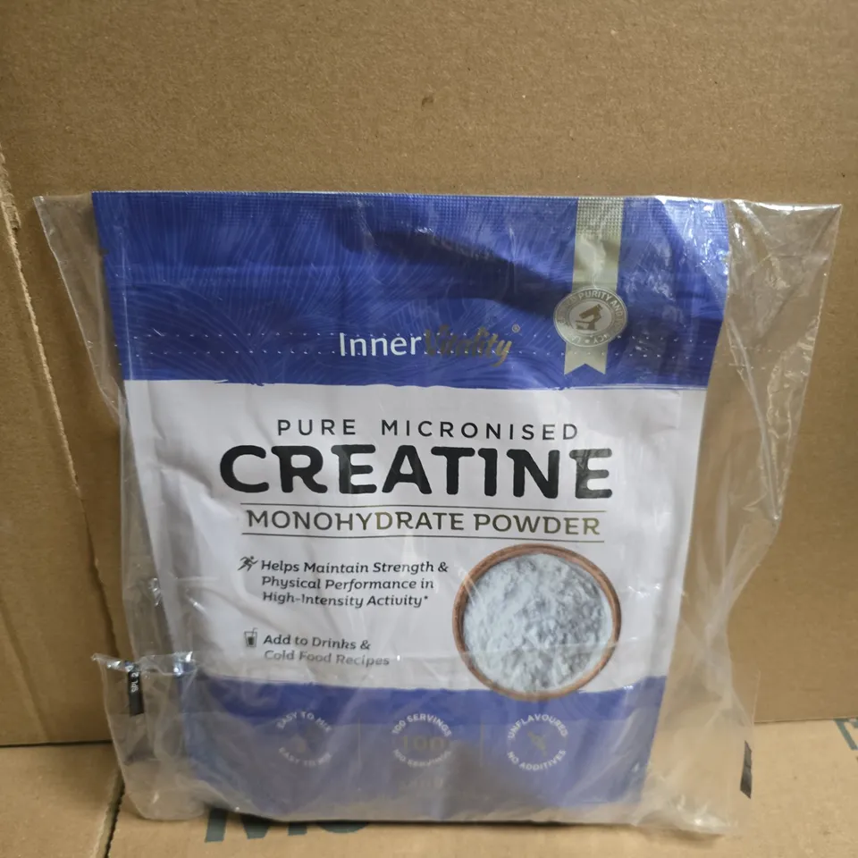 CREATINE MONOHYDRATE POWDER – PURE MICRONISED 340G