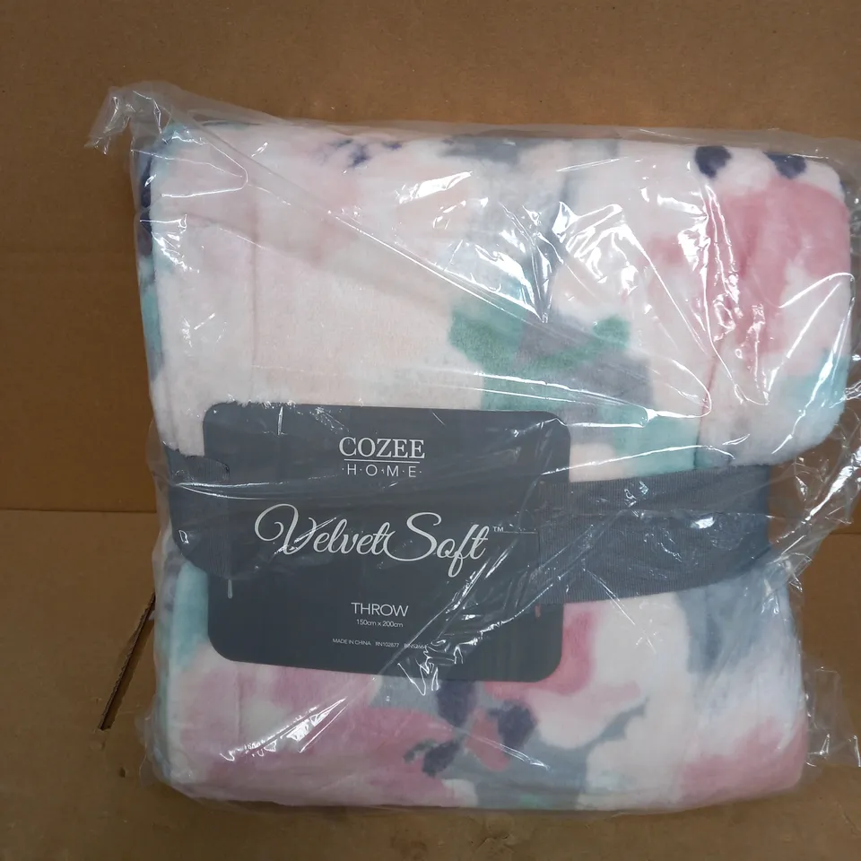COZEE HOME - VELVET SOFT THROW 150CMX200CM