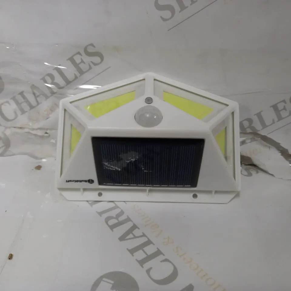 BUILDCRAFT SET OF 2 400 LUMENS SOLAR SECURITY LIGHTS (MISSING ONE)