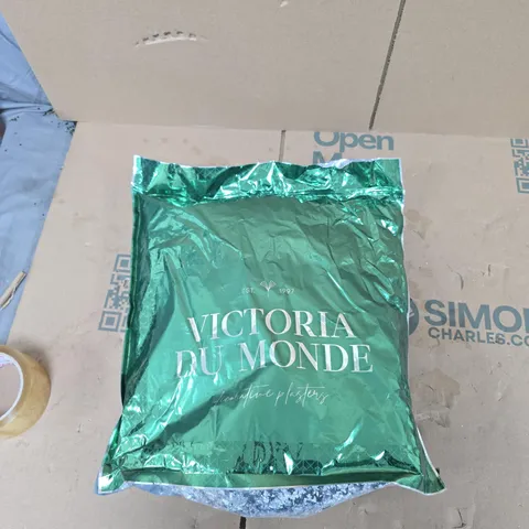 VICTORIA DU MONDE DECORATIVE PLASTERS – GREEN FOIL BAG