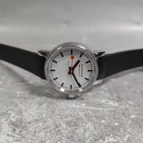 MONDAINE THIN STRAP WATCH