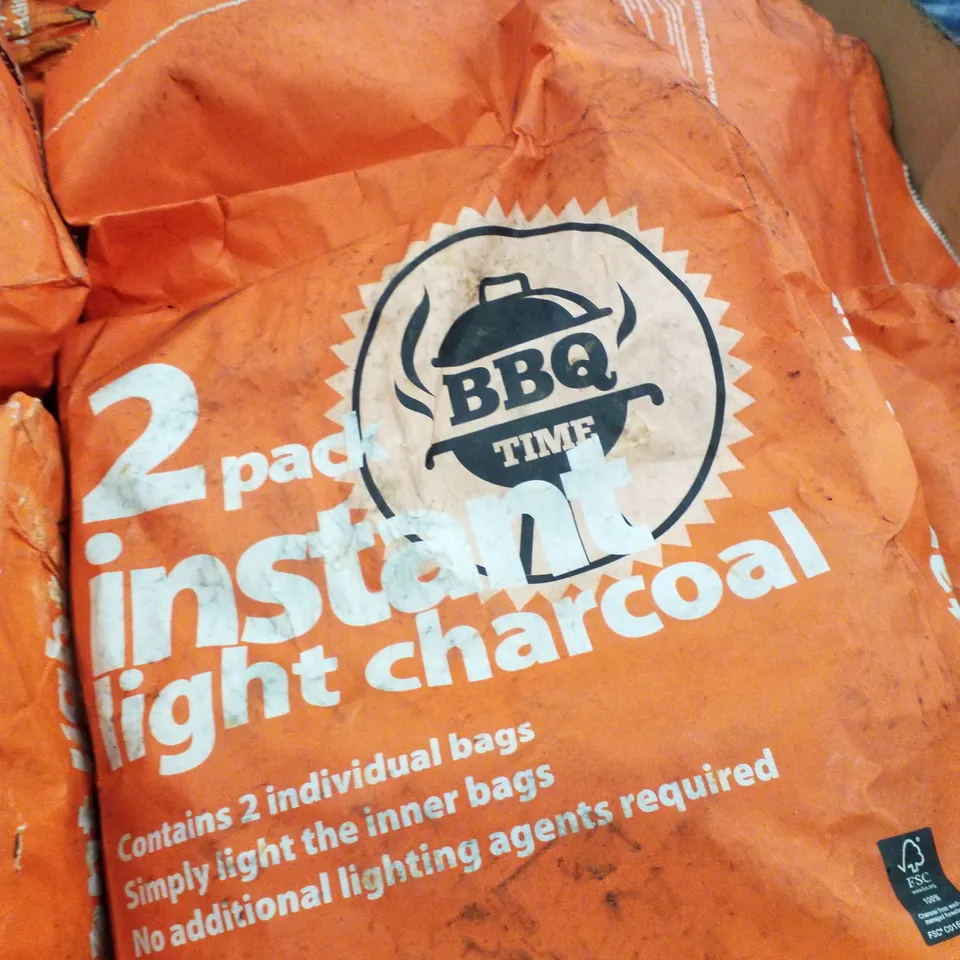 PALLET CONTAINING BAGS OF INSTANT LIGHT CHARCOAL 