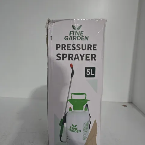 FINE GARDEN PRESSURE SPRAYER 5L – BOXED
