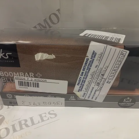5 BOXED KITSOUND BOOMBAR+ IN VARIOUS COLOURS