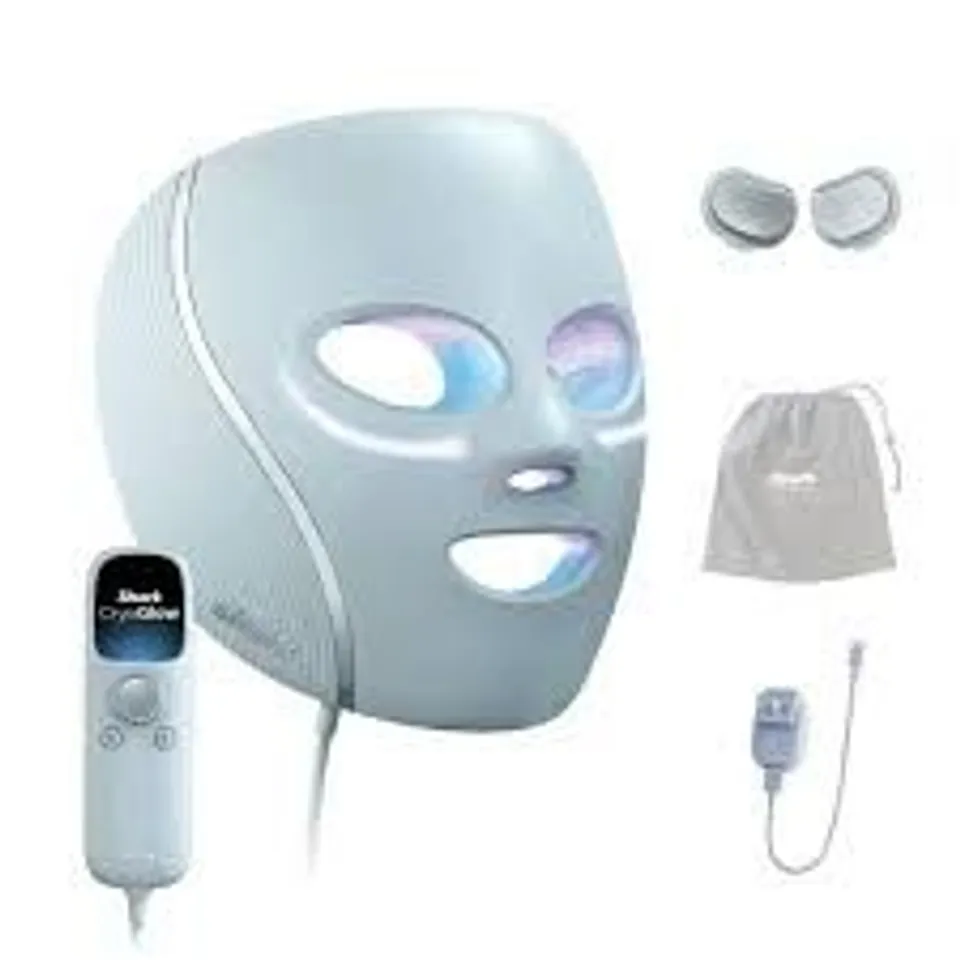 SHARK CRYO GLOW UNDER-EYE COOLING LED ANT-AGING MASK WITH CHARGING STAND