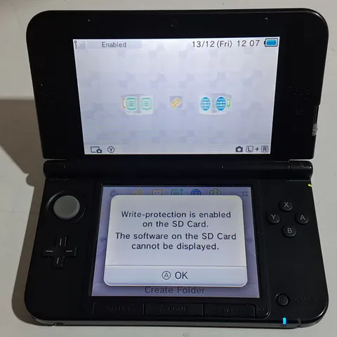 UNBOXED NINTENDO 3DS XL CONSOLE