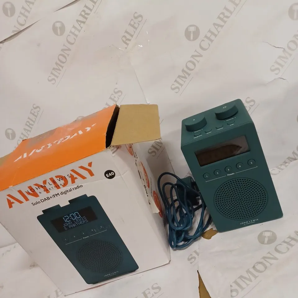 JOHN LEWIS SOLO DAB+/FM DIGITAL RADIO