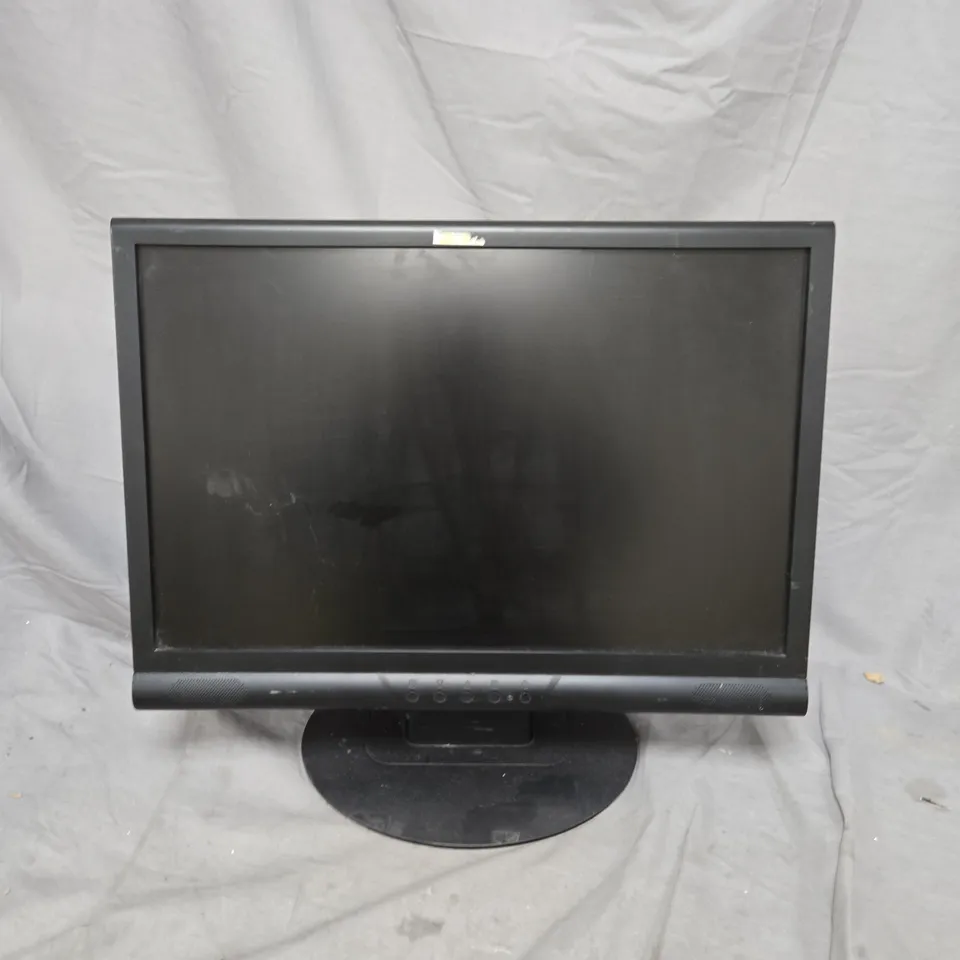 AOC LED MONITOR – BLACK LCD DISPLAY ON ROUND STAND