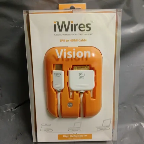 10 X BOXED IWIRES DVI TO HDMI CABLES 