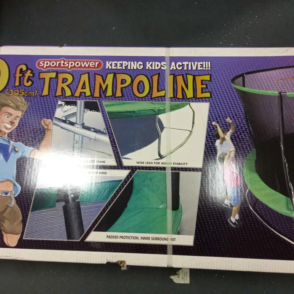 SPORTSPOWER 10FT TRAMPOLINE - COLLECTION ONLY 