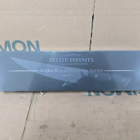 BOXED AND SEALED ZELITE INFINITY 6" GOKUJO BONING KNIFE – ALPHA-ROYAL JAPANESE SERIES 