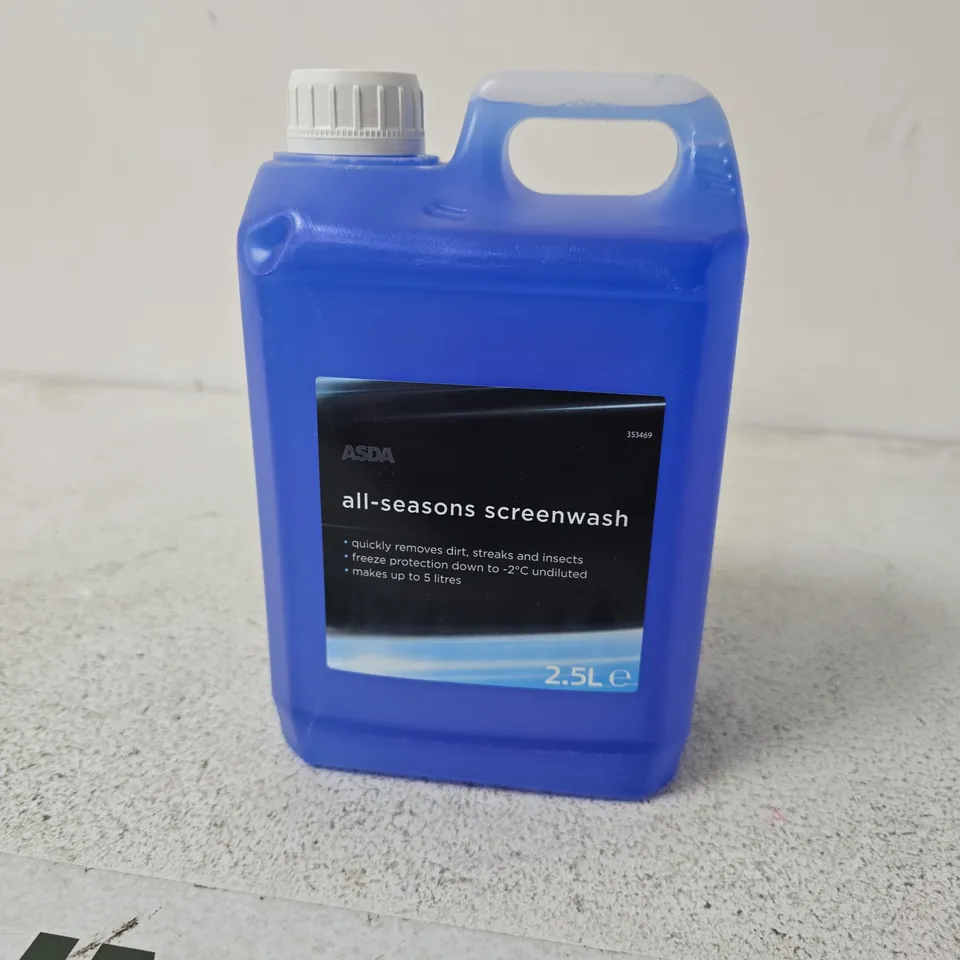 ASDA ALL-SEASONS SCREENWASH, 2.5L