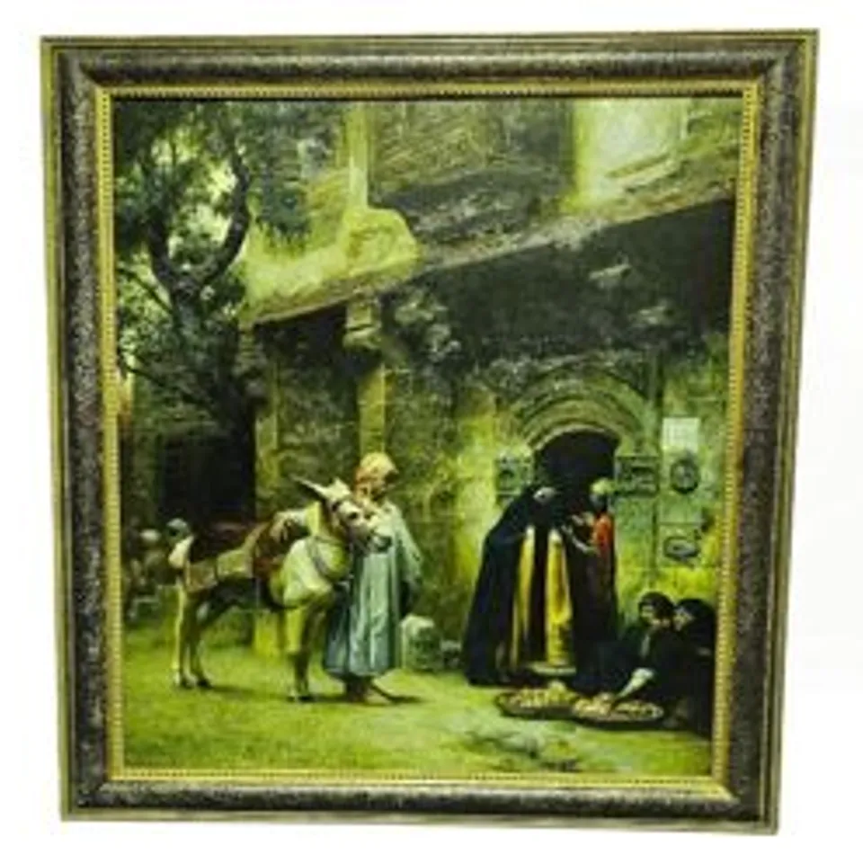 "A CAIRO STREET"  1878 OIL PAINTING RRP £2850