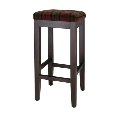 BOXED BOLERO DALE HIGH STOOL CLARET TARTAN