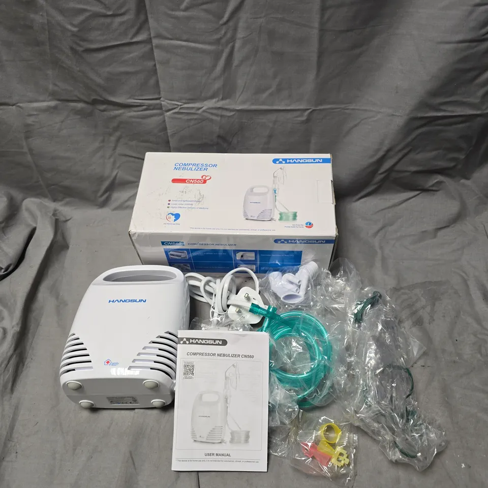 HANGSUN CN560 COMPRESSOR NEBULIZER – HOME MEDICAL NEBULIZER WITH ACCESSORIES