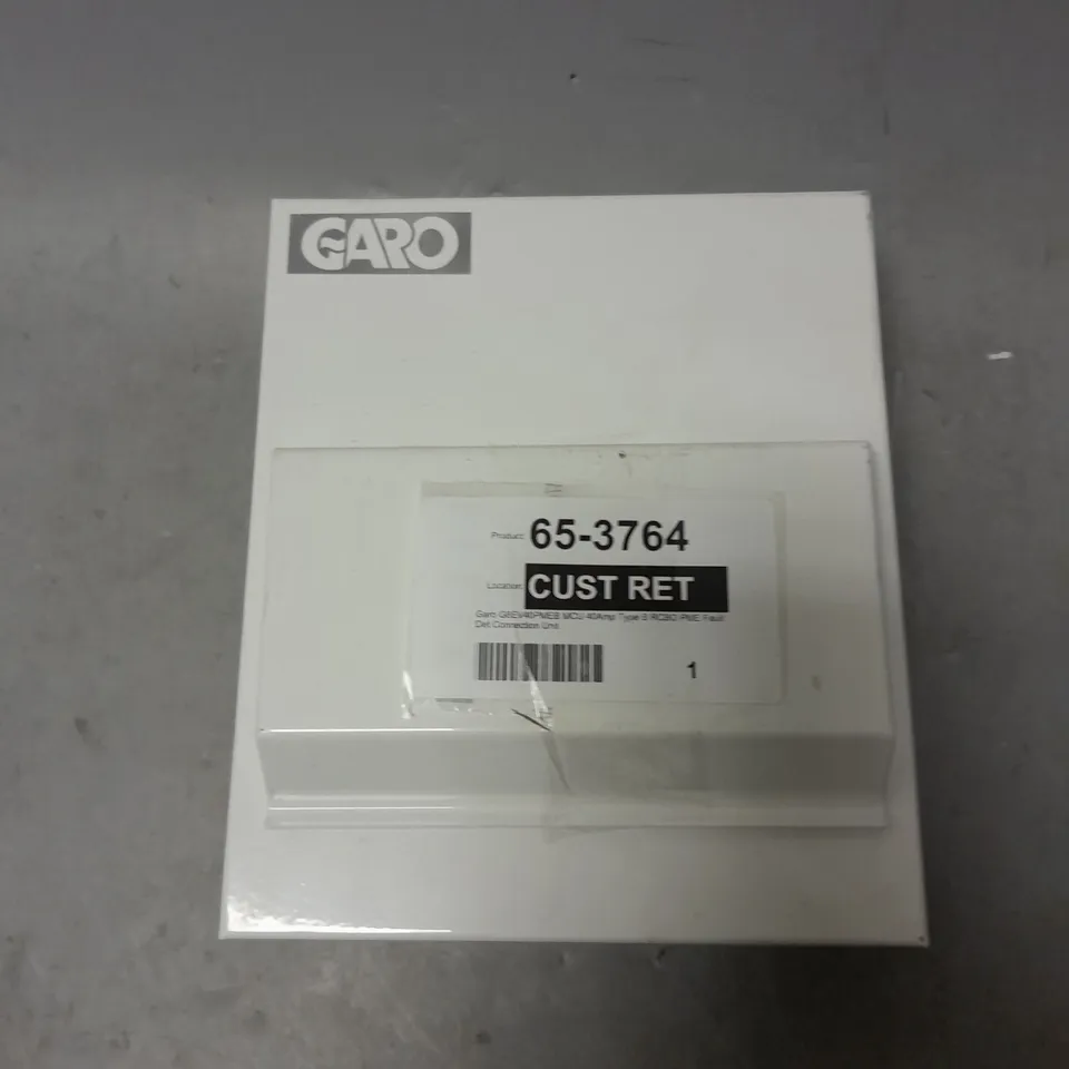 GARO MCU 40AMP TYPE B RCBO PME FAULT DET CONNECTION UNIT 