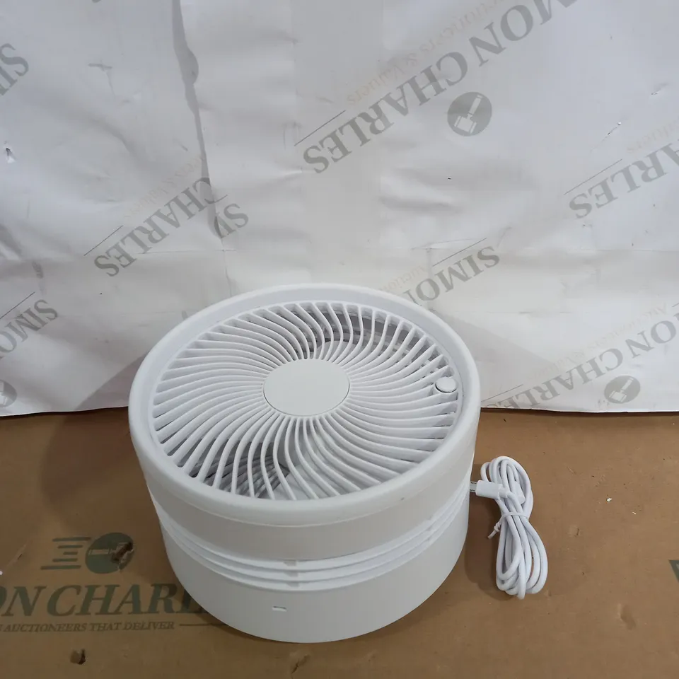 BELL & HOWELL OSCILLATING ADJUSTABLE FOLDING RECHARGEABLE STAND FAN