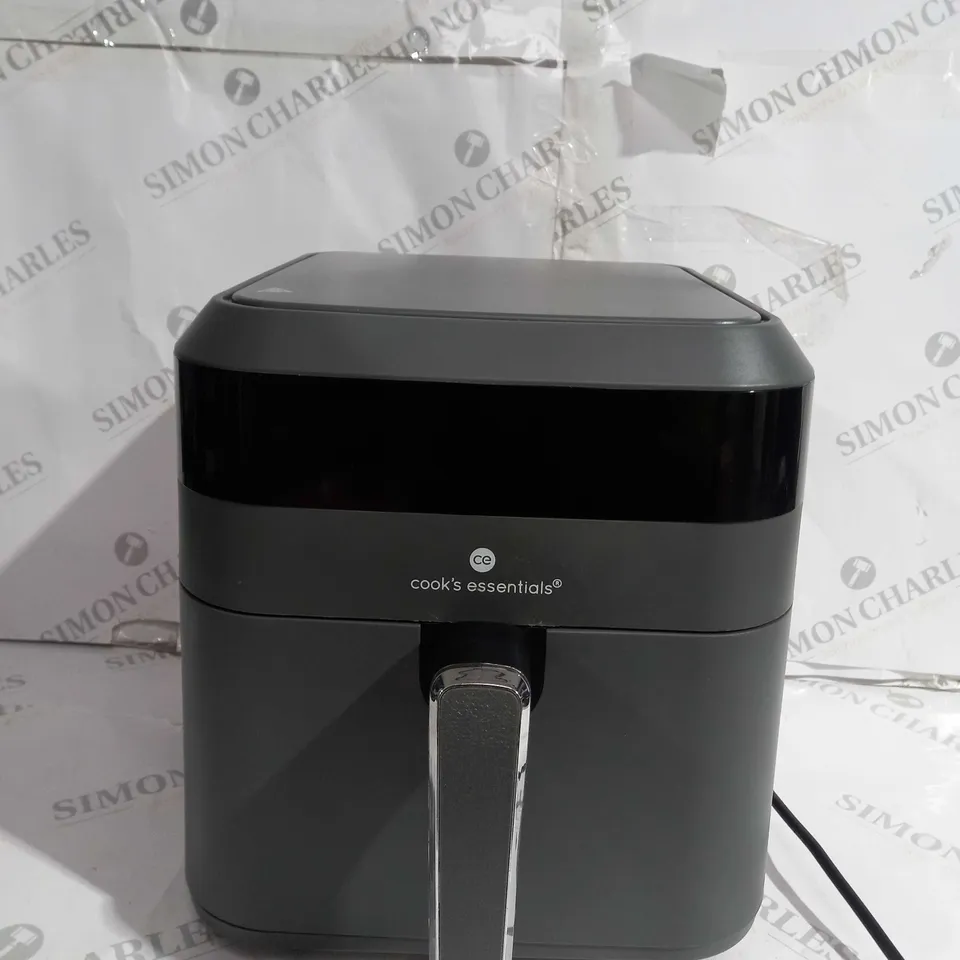 BOXED COOK'S ESSENTIALS 5.8L AIR FRYER IN SLATE GREY