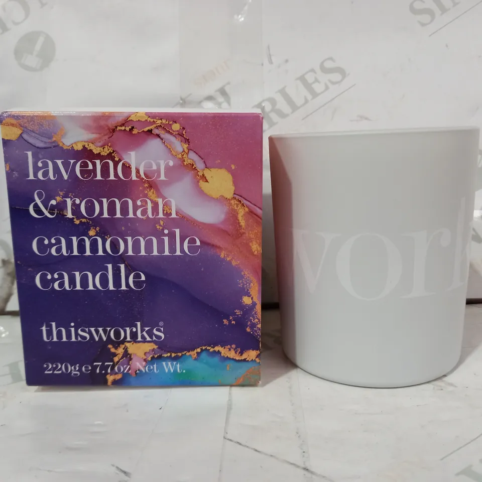THISWORKS LAVENDER & ROMAN CAMOMILE CANDLE (220G)