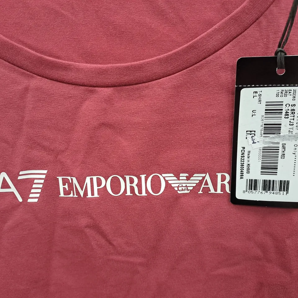 EMPORIO ARMANI PINK T-SHIRT - EU L