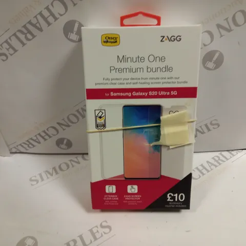 APPROXIMATELY 30 OTTER ZAGG MINUTE ONE PREMIUM BUNDLE FOR SAMSUNG GALAXY S20 ULTRA 5G