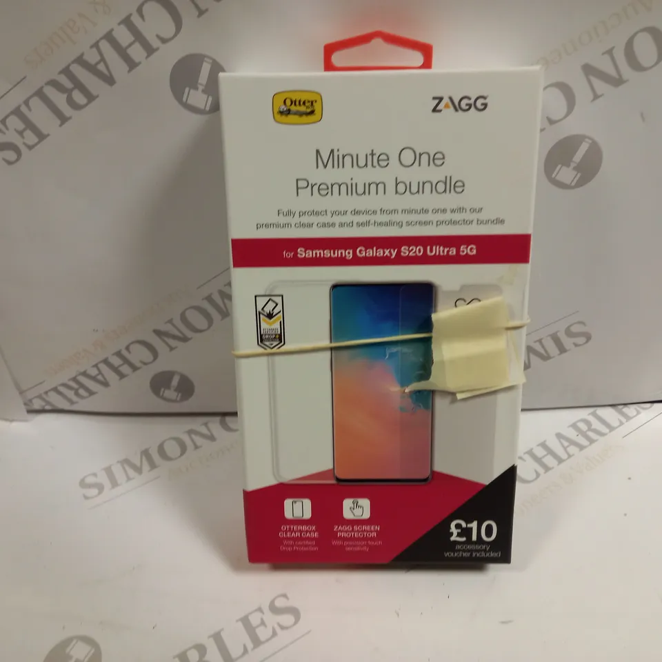APPROXIMATELY 30 OTTER ZAGG MINUTE ONE PREMIUM BUNDLE FOR SAMSUNG GALAXY S20 ULTRA 5G
