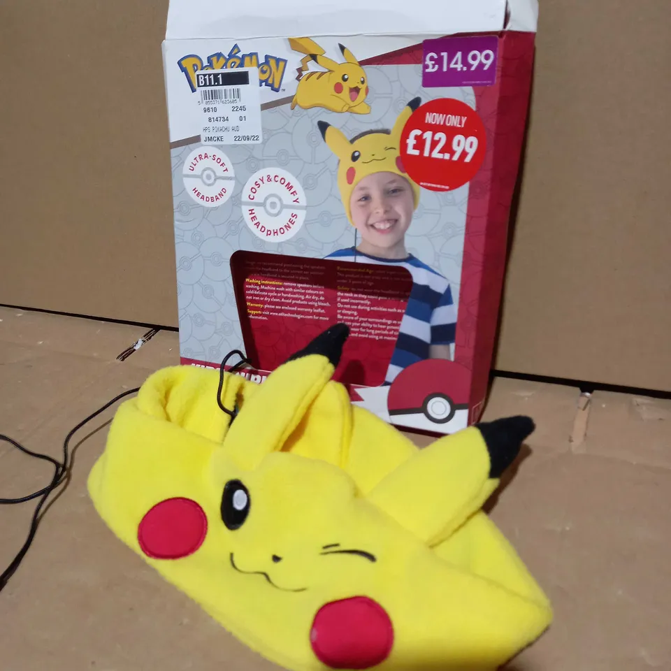 POKEMON KIDS AUDIO BAND HEADPHONES