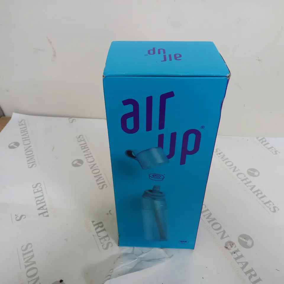 BOXED AND SEALED AIR UP BOTTLE IN BLUE